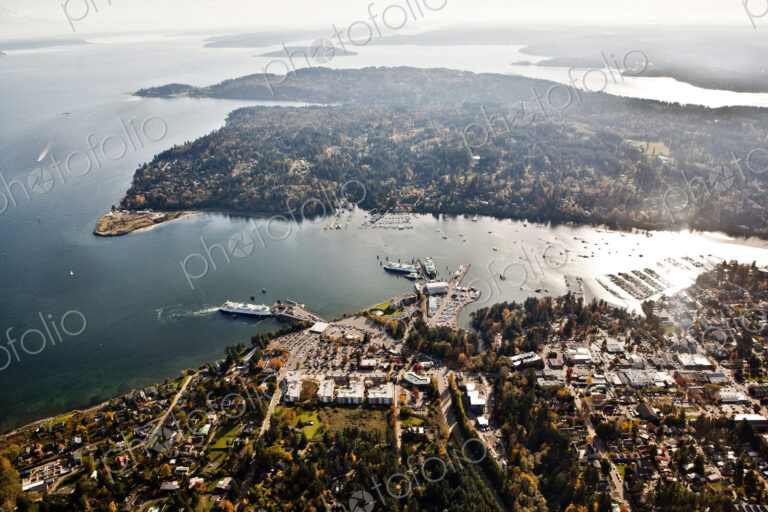 Ferry Docked At bainbridge Island Terminal