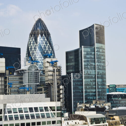 Financial Skyline of London Financial Skyline of London