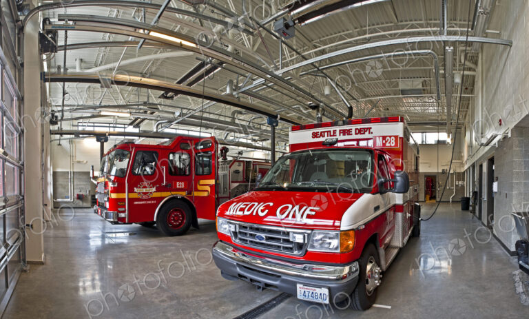 Fire Engine and Medic One Ambulance