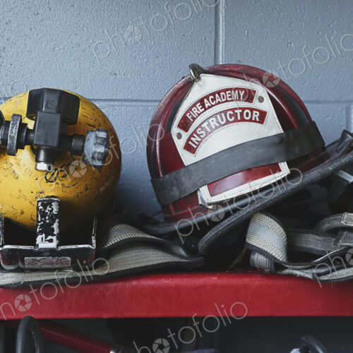 Fireman Helmets and Gear