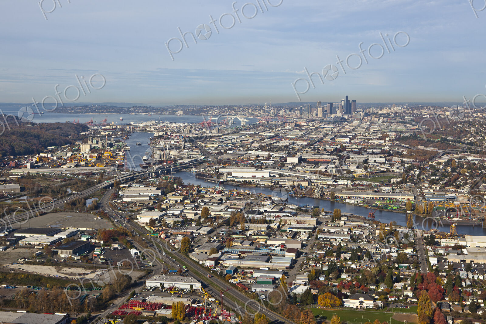 First Avenue Bridge In South Seattle
