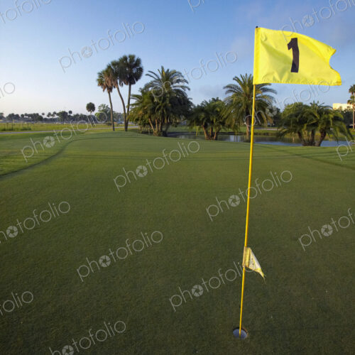 First Hole on a Golf Course