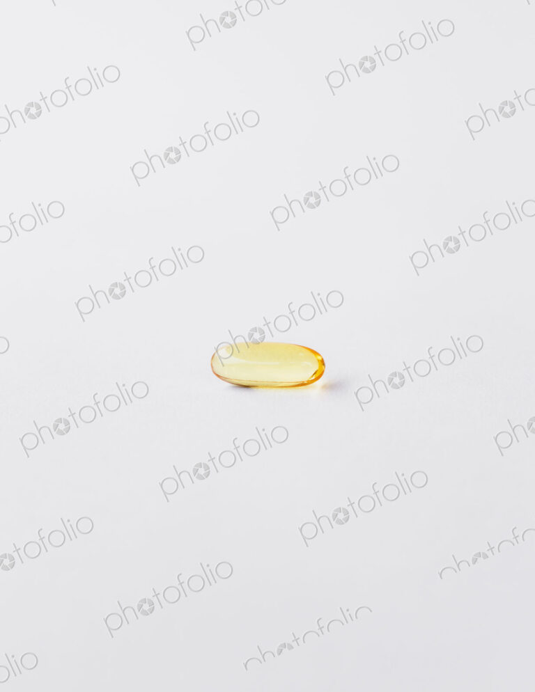 Fish oil providing Omega-3, in a softgel supplement capsule, a health supplement and…