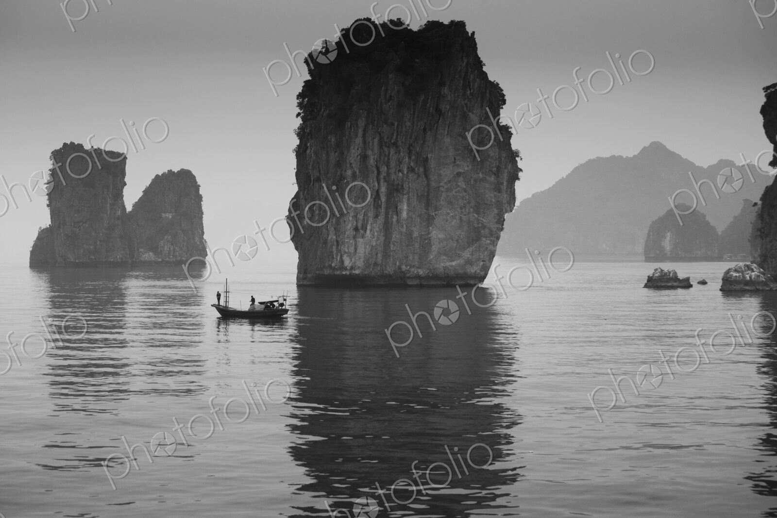 Fishermen, Halong Bay, Vietnam