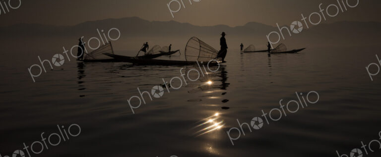 Fishermen on Inle Lake, Myanmar