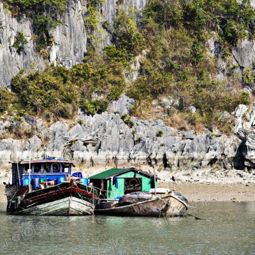 Fishing Boats on the Shore Fishing Boats on the Shore