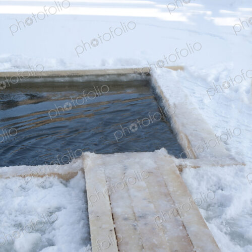 Fishing Ice Hole Fishing Ice Hole
