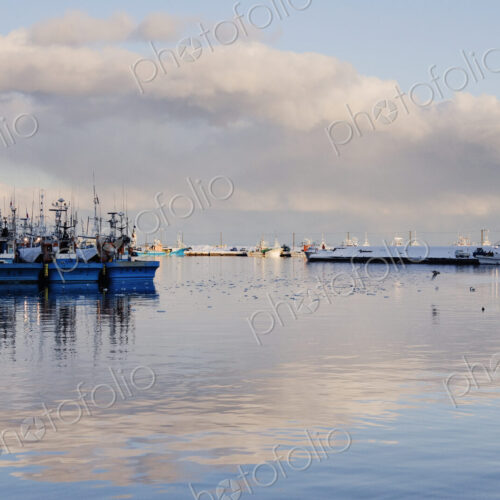Fishing Port Harbor at Dusk Fishing Port Harbor at Dusk