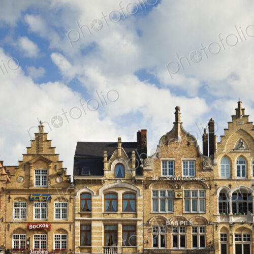 Flemish Architecture in Ypres, Belgium