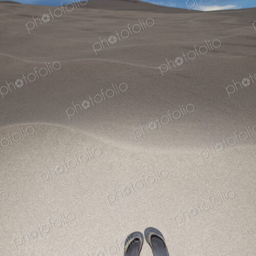 Flip Flops on a Sand Dune