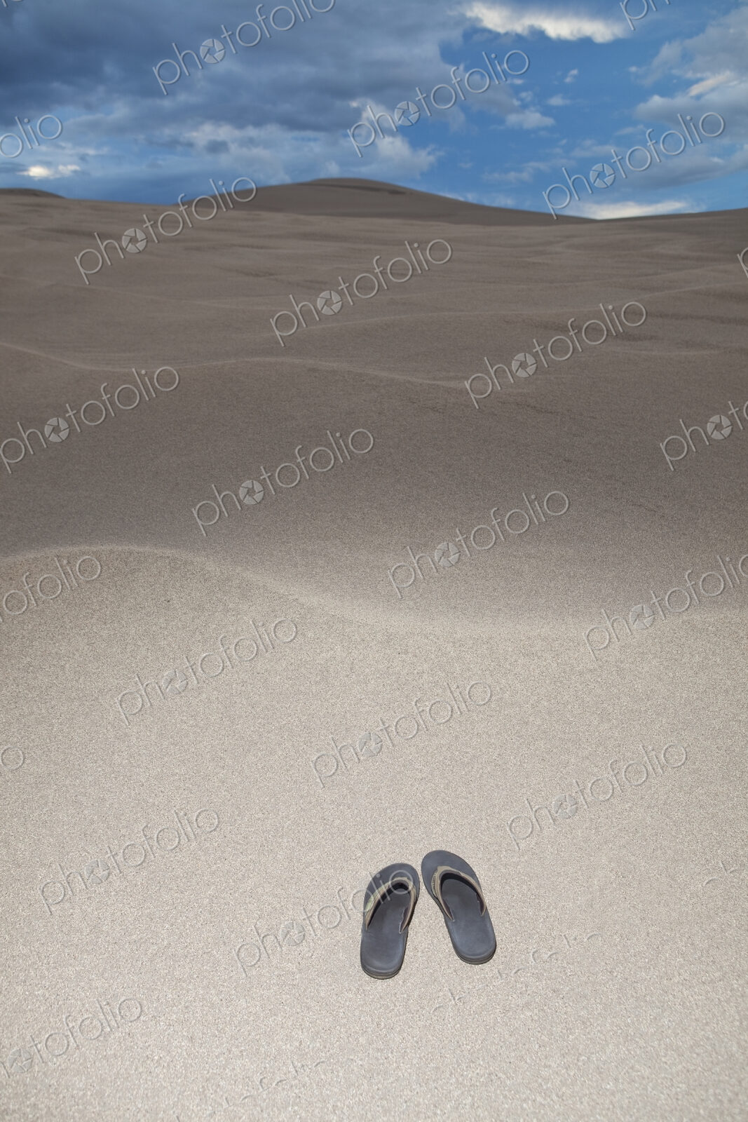 Flip Flops on a Sand Dune