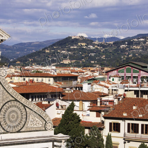 Florence Skyline Looking Towards Fiesole