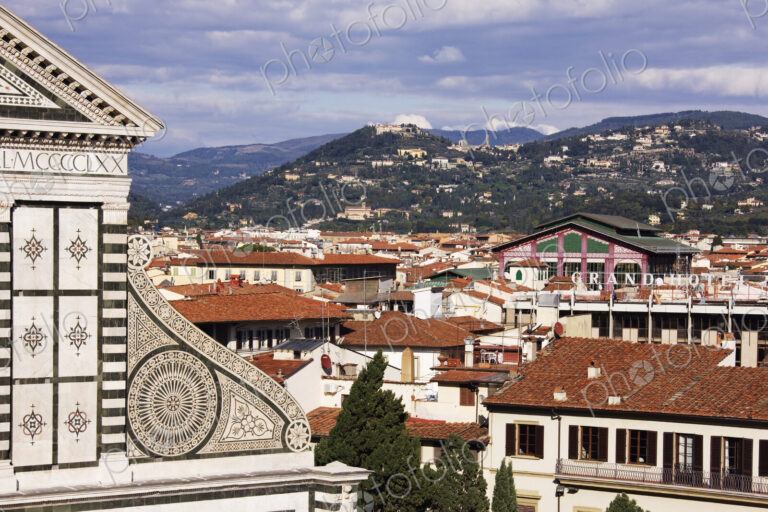 Florence Skyline Looking Towards Fiesole