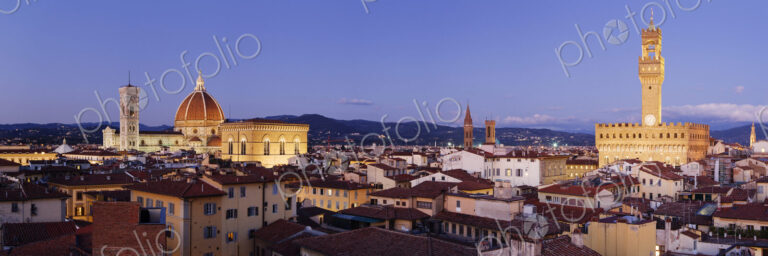 Florence Skyline at Dusk
