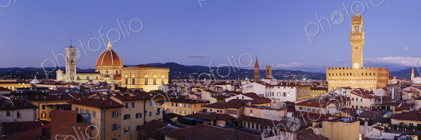 Florence Skyline at Dusk