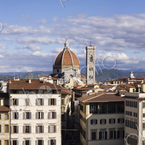 Florence Skyline with Cathedral in Background Florence Skyline with Cathedral in Background