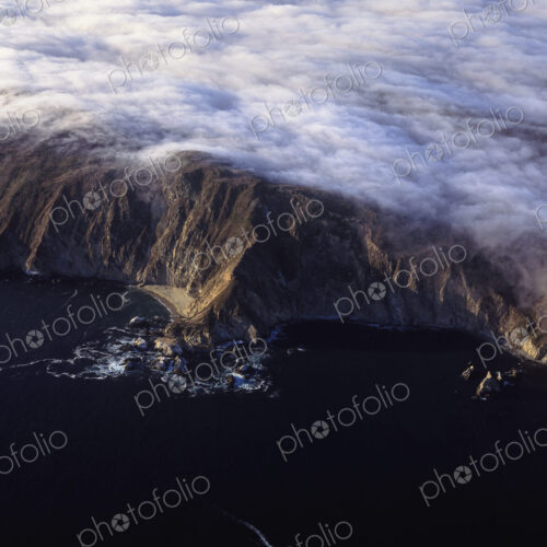 Fog Covered Northern Califiornia Coast