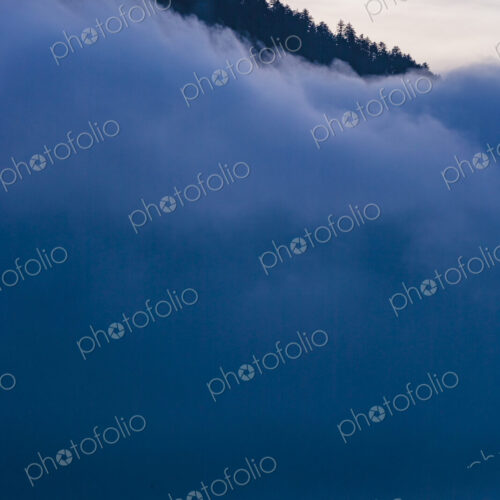 Fog over Lake Crescent, Olympic National Park, WA, USA Fog over Lake Crescent, Olympic National Park, WA, USA
