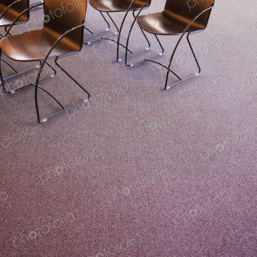 Folding chairs lined up for a business meeting Folding chairs lined up for a business meeting
