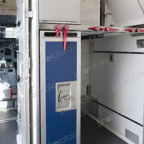 Food Compartment on an Airplane