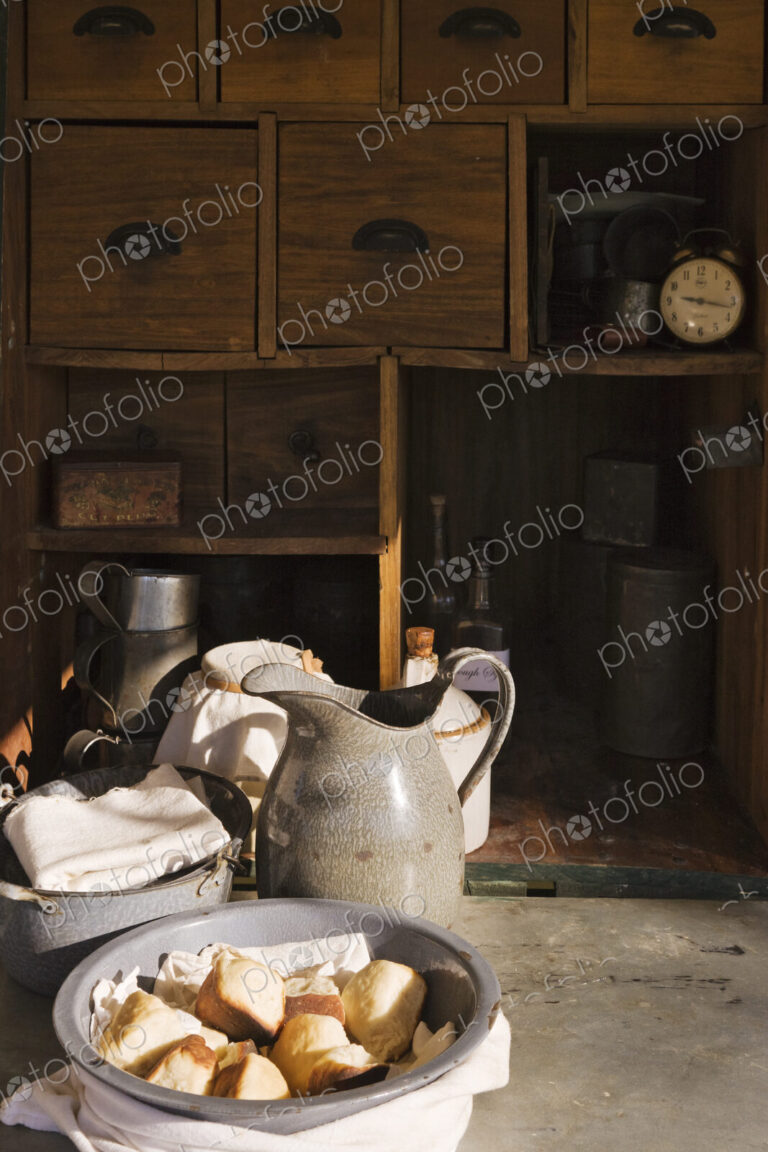 Food in a Chuck Wagon