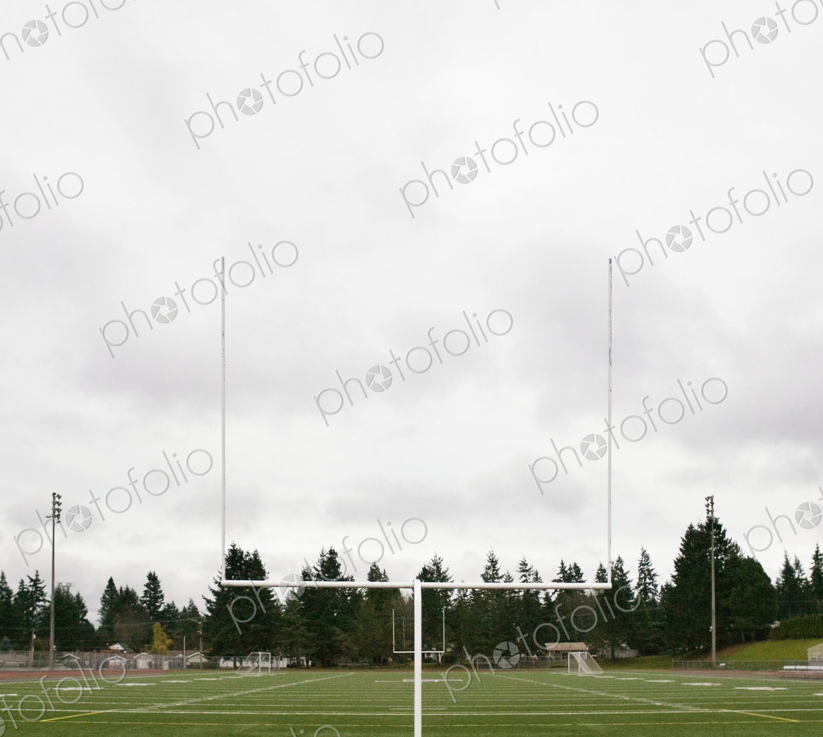 Football Field and Goalpost