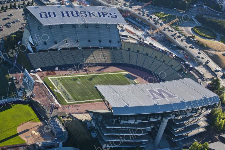 Football Stadium from Above