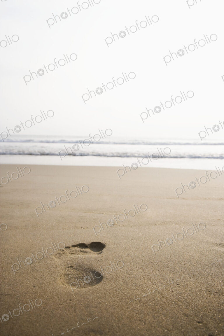 Footprint in the Sand