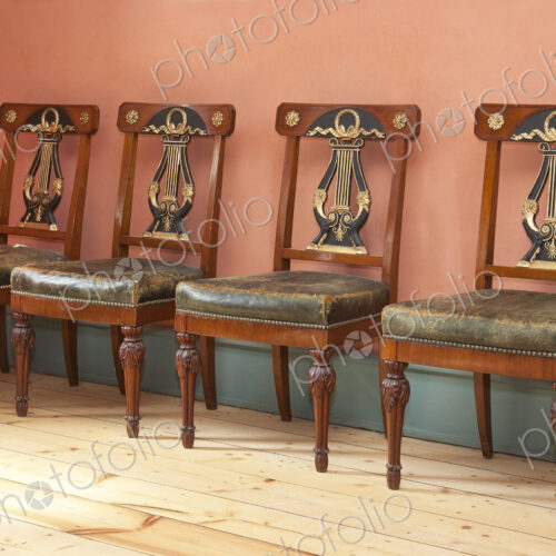 Four Ornate Chairs