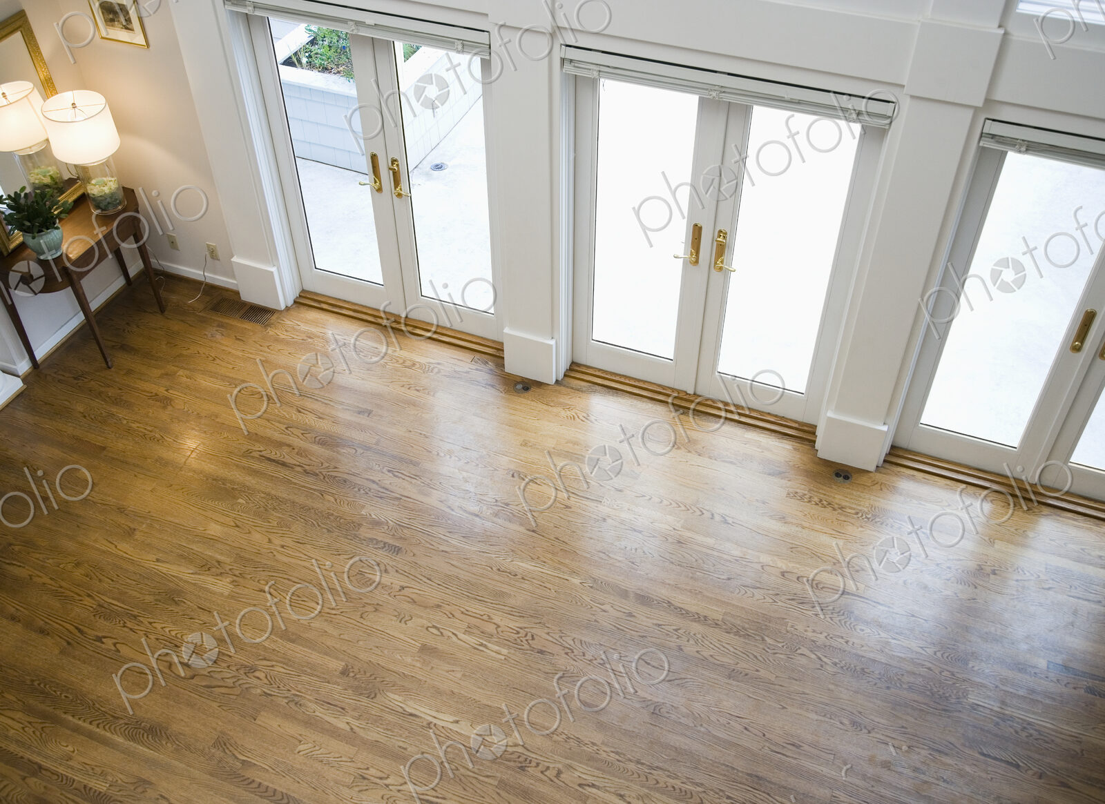 Foyer and French Doors