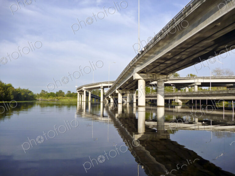 Freeway Crossing Over Lake Washington