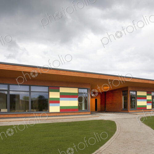 Front Entrance to an Elementary School