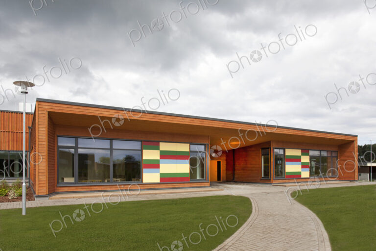 Front Entrance to an Elementary School