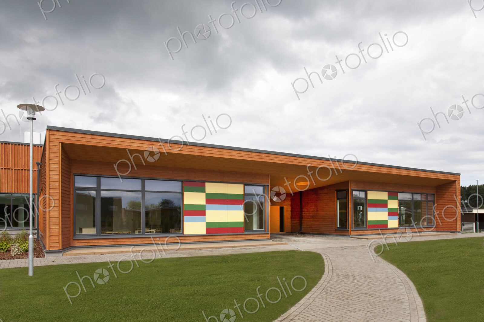 Front Entrance to an Elementary School