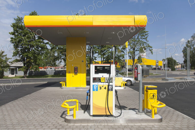 Fuel Pump at a Gas Station