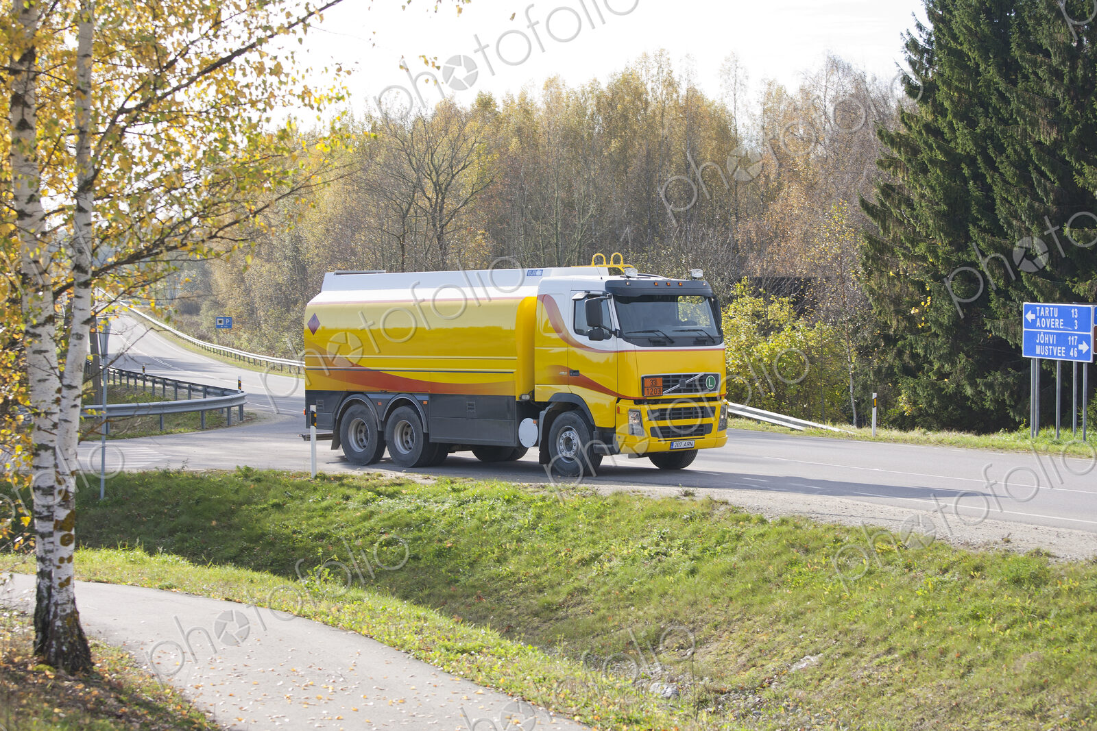 Fuel Truck Transporting Gas