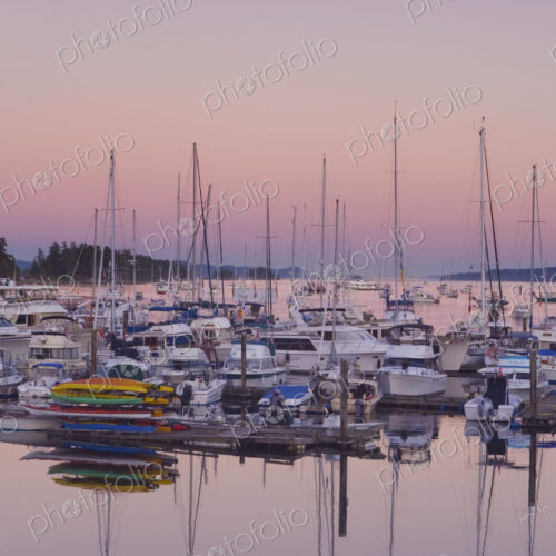 Full Moon Over Ganges Harbor