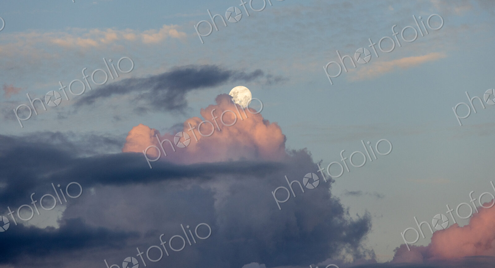 Full moon in the wilderness.