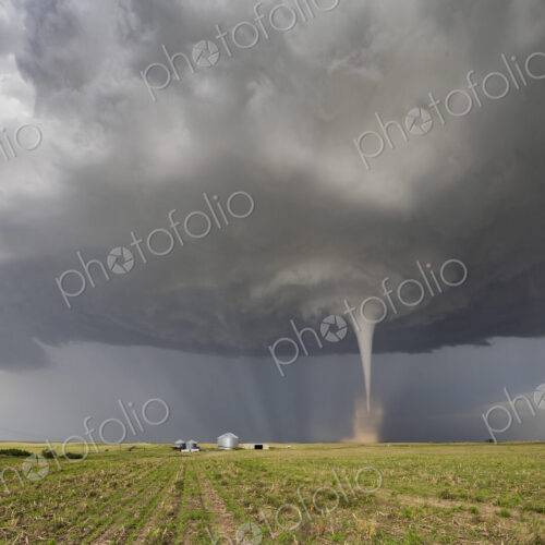 Fully Condensed Tornado, a weather event, clouds and vapour in a whirlwind reaching… Fully Condensed Tornado, a weather event, clouds and vapour in a whirlwind reaching…