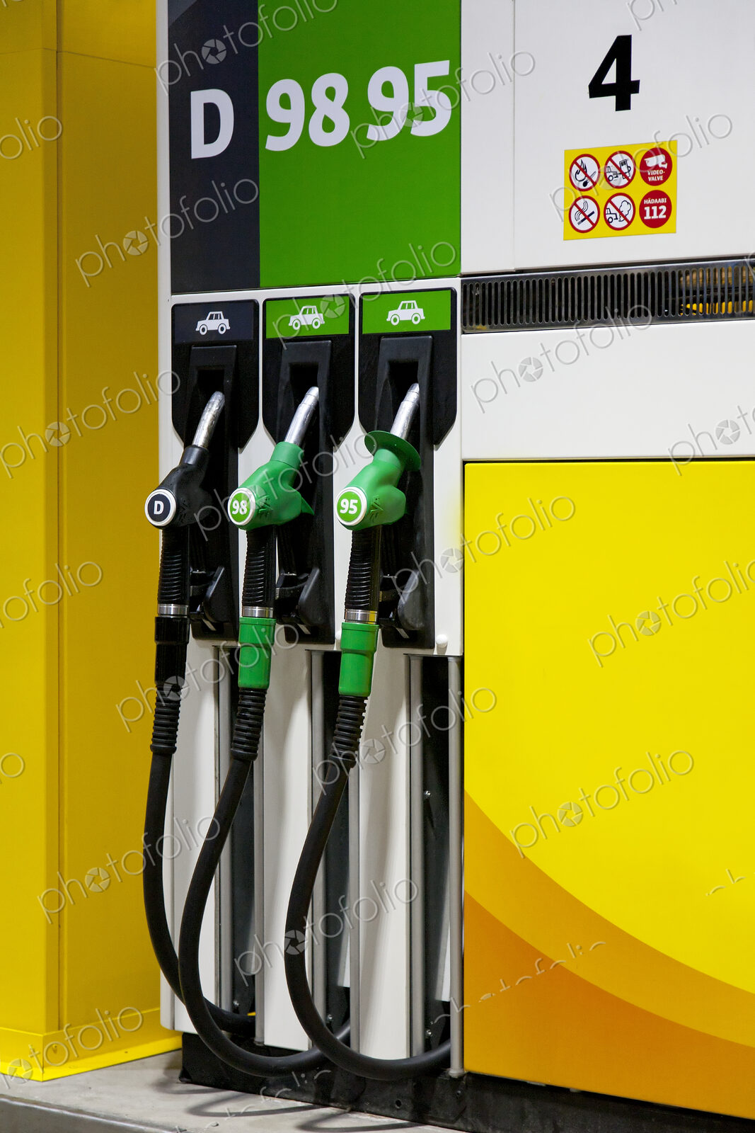 Gas Pumps at a Station
