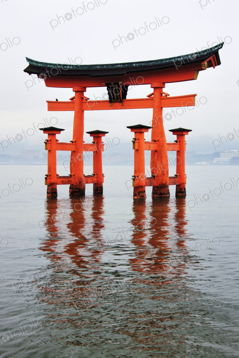 Gate at Itsukushima-Jinja Shrine