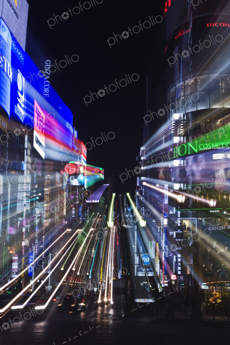 Ginza District in Tokyo