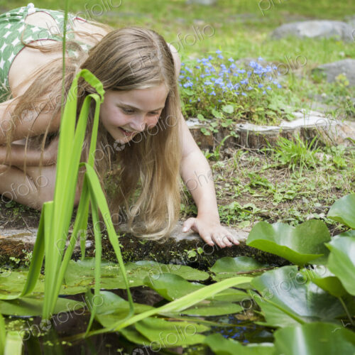 Girl playing outdoors. Girl playing outdoors.