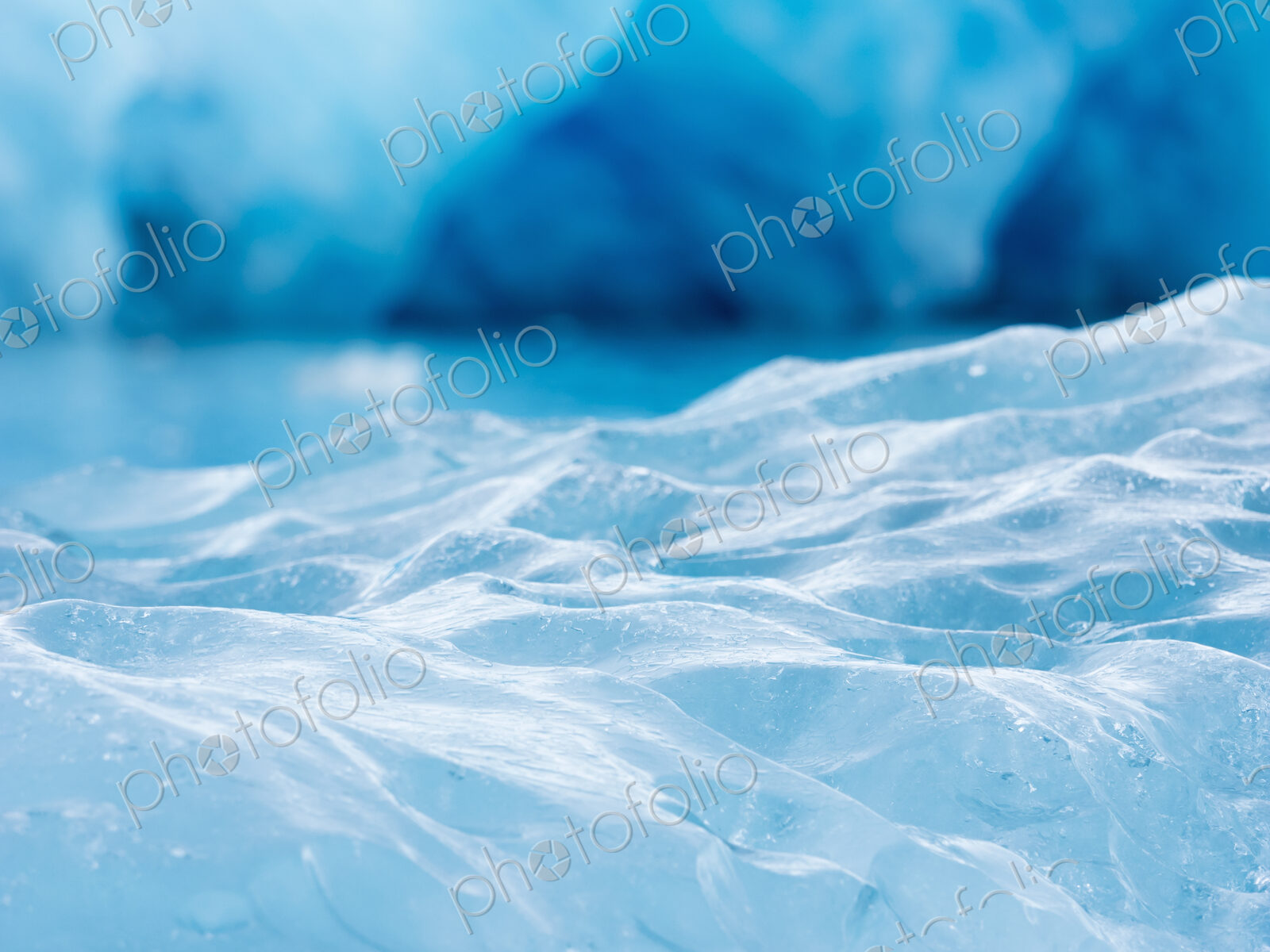 Glacial lake at the head of the Breidamerkurjokull glacier, created after the glacier…
