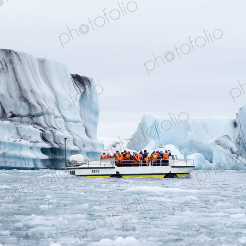 Glacial lake on the edge of Vatnajokull National Park. at the head of the… Glacial lake on the edge of Vatnajokull National Park. at the head of the…