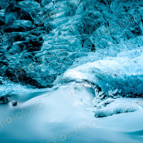 Glacier ceiling of ice cave Glacier ceiling of ice cave