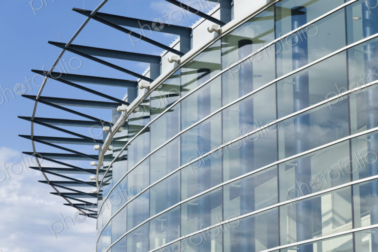 Glass Facade On Building