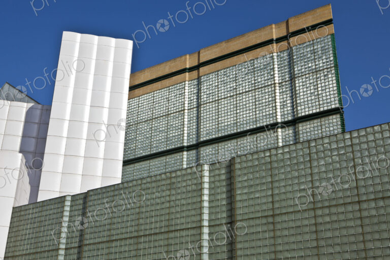 Glass Facade of a Modern Office Building