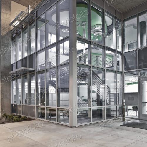 Glass Front of an Office Building Glass Front of an Office Building