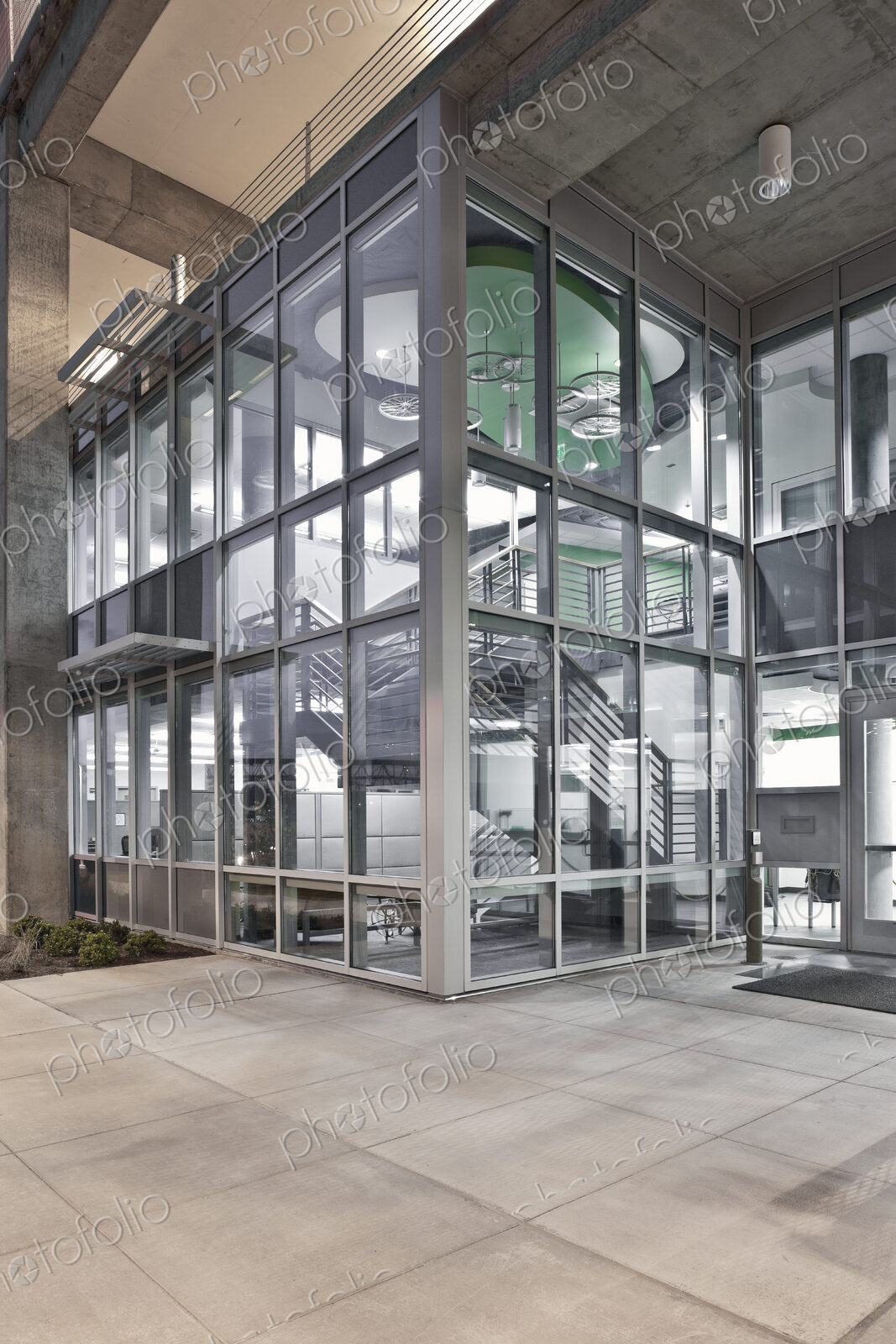 Glass Front of an Office Building
